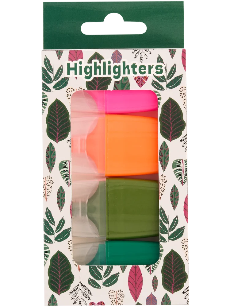4 Piece Highlighters