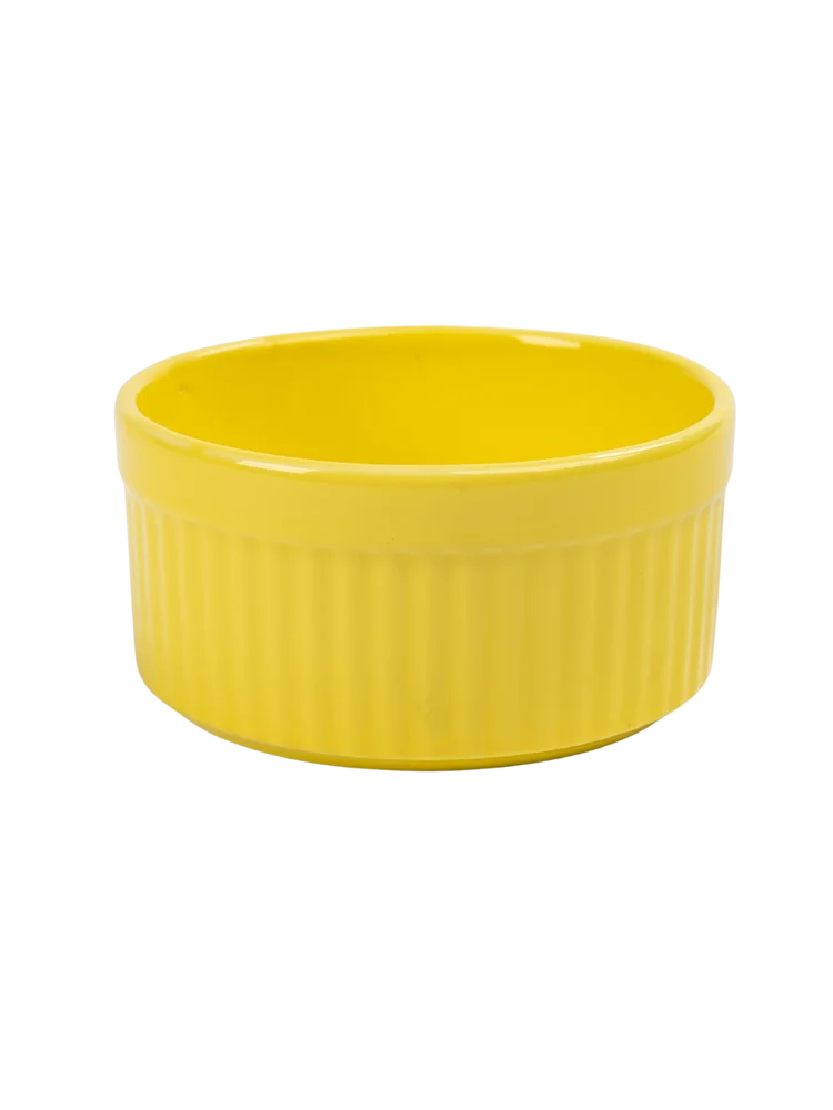 Yellow Ramekin Bowl 10x5cm