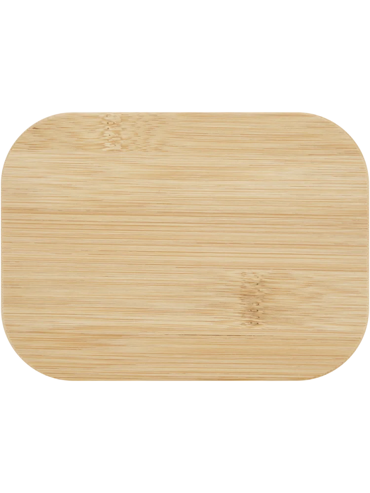 Glass Canister With Bamboo Lid 10x15cm