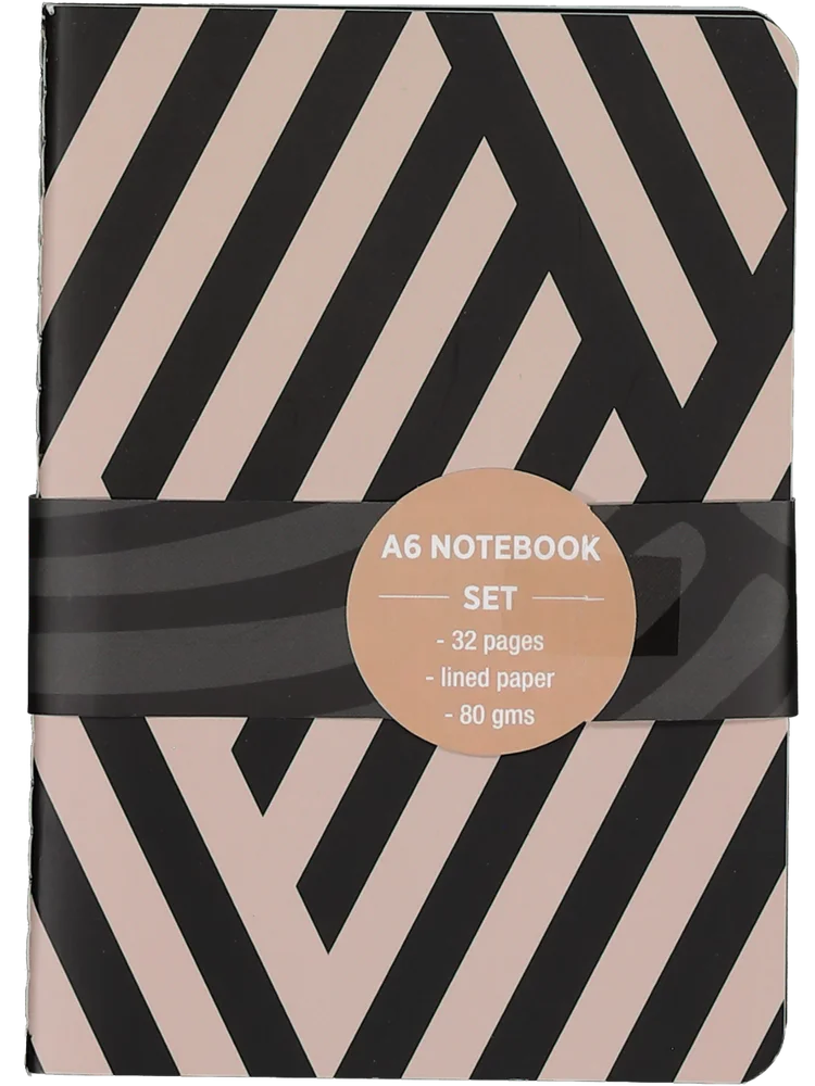 3 Piece A6 Natural Notebook Set (1)