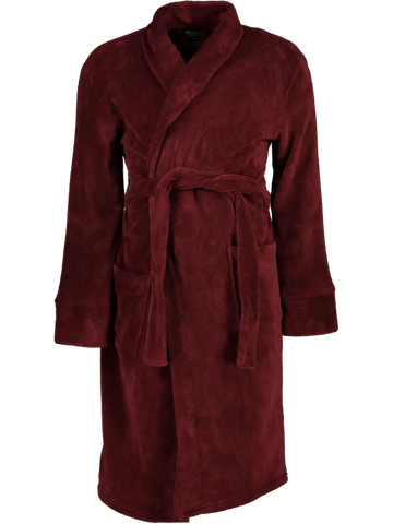 Maroon Fleece Gown