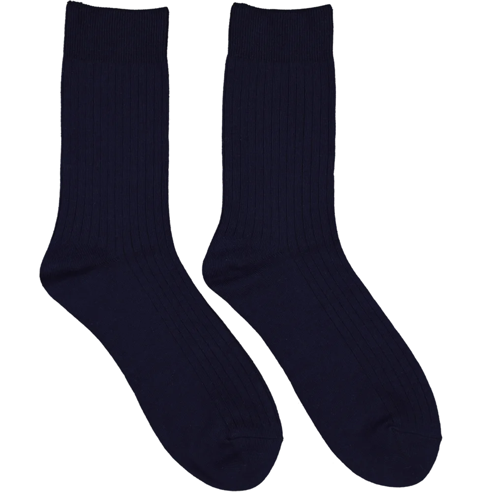 Boys Navy School Anklet Socks