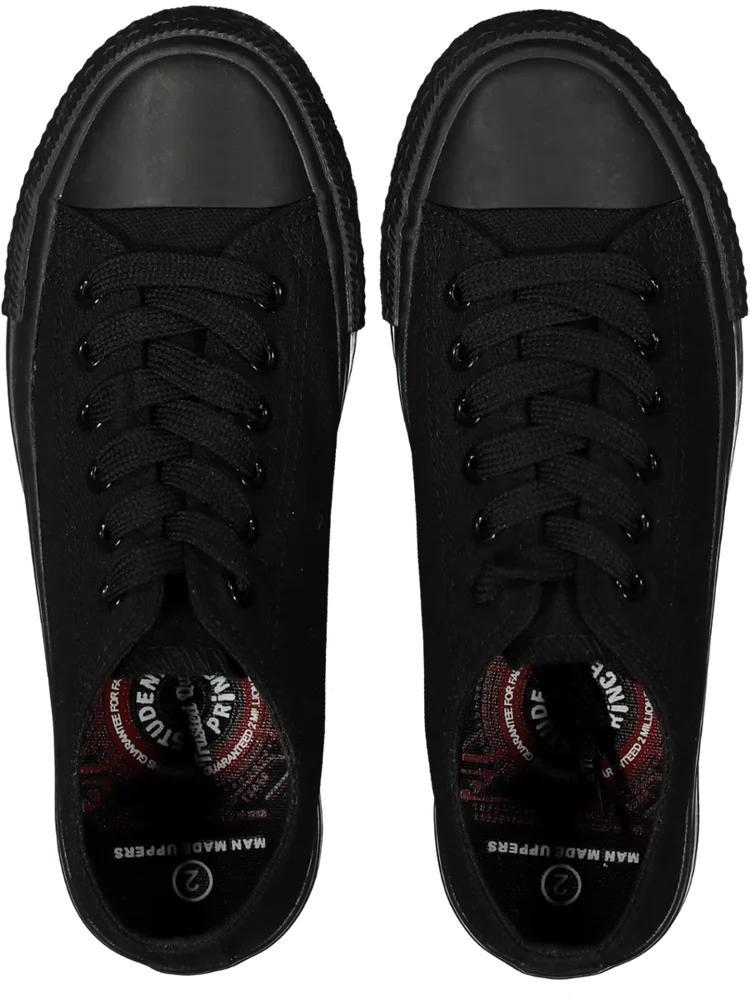 Tweens Black School Sport Shoes (2)