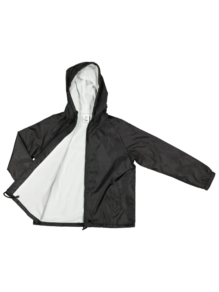 Black School Rain Jacket