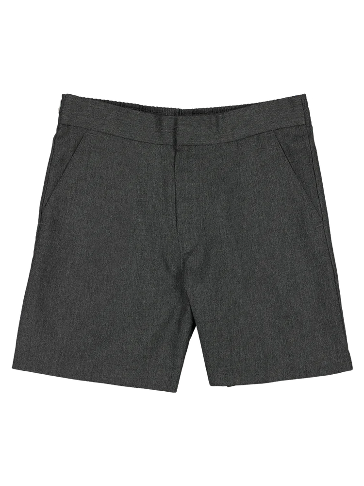 Boys Grey School Shorts