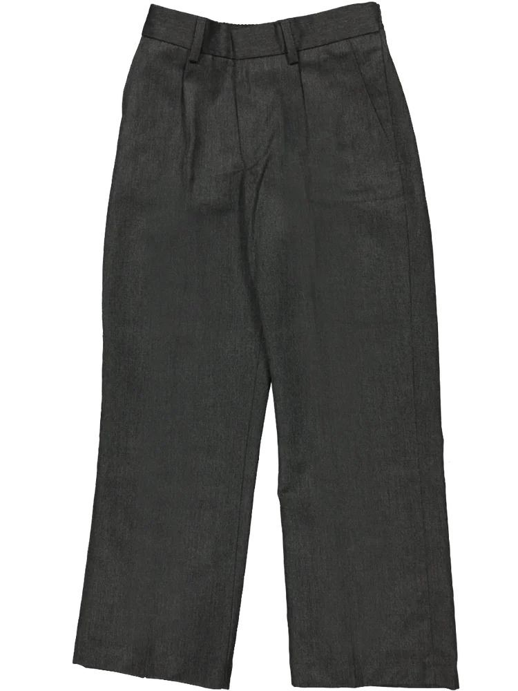 Boys Grey School Pants