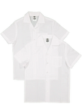 2 Pack White Short Sleeve Primary Gladneck Shirt (1)