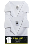 2 Pack White Short Sleeve Primary Gladneck Shirt