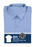 Light Blue High Raised Collar Shirt