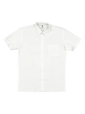 White Short Sleeve Raised Collar Primary School Shirt (1)