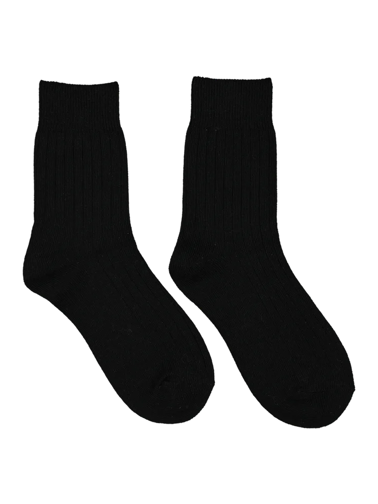 Boys Black School Anklet Socks