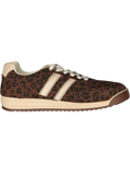 Brown Retro Leopard Print Sneaker
