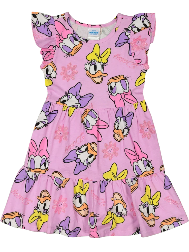 Purple Daisy Character Dress