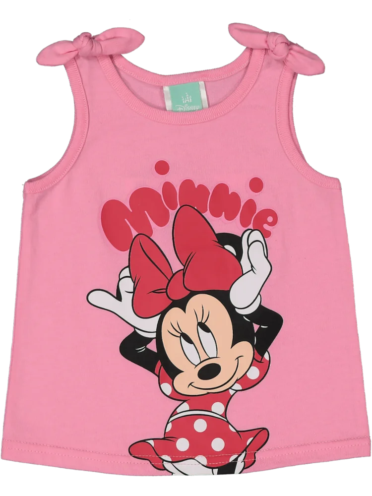 Pink Minnie Mouse Bow Vest