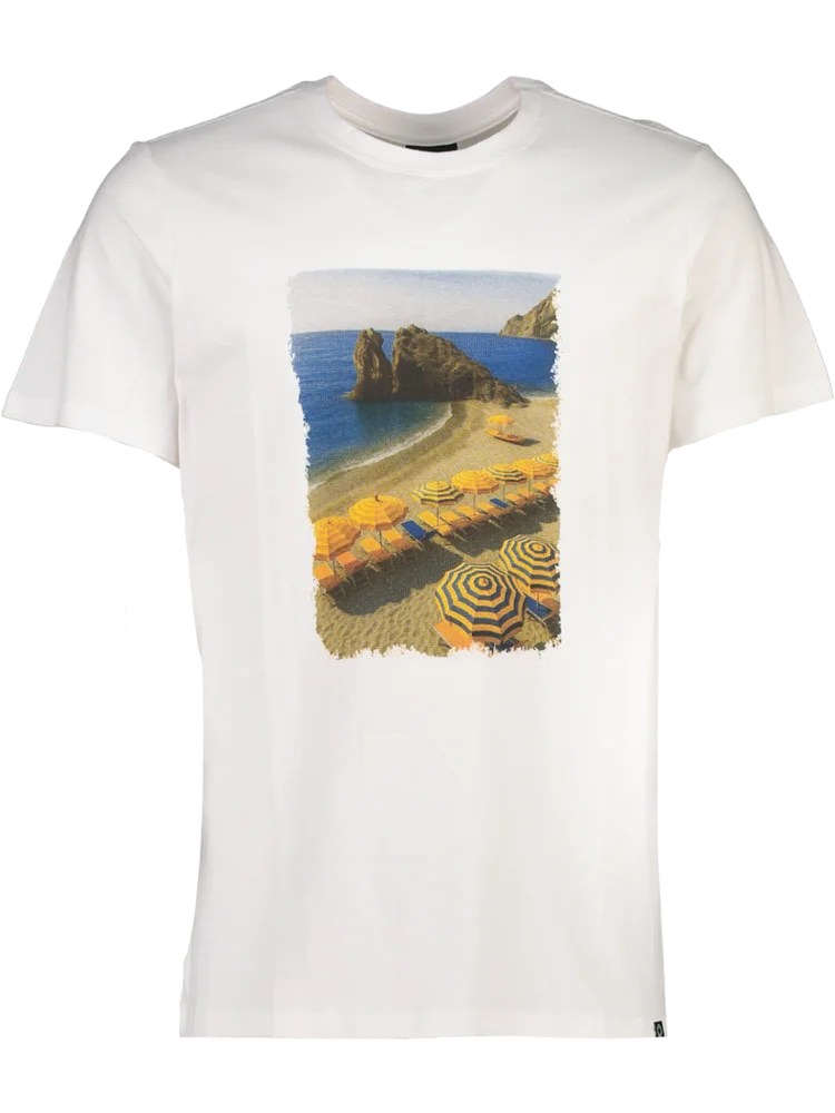 White Printed T-Shirt