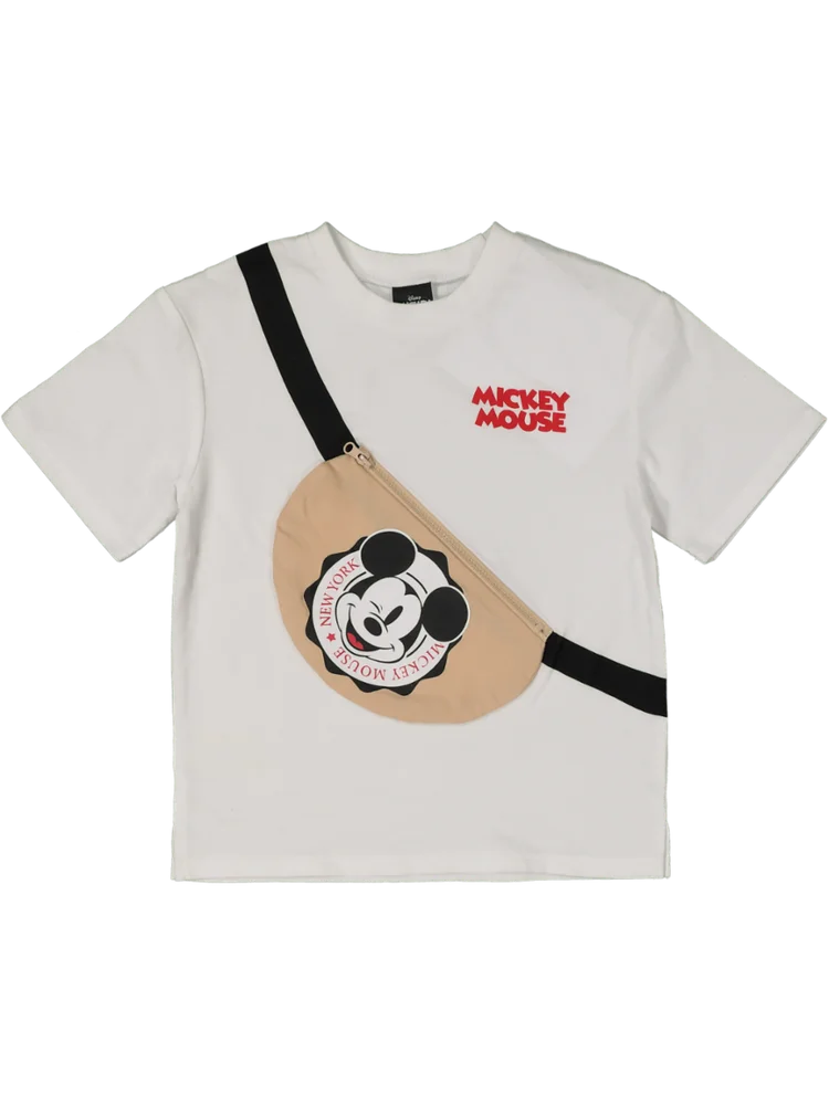 White Mickey Mouse T-Shirt