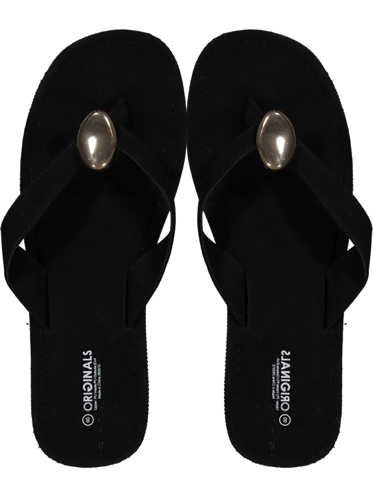 Black Flip Flops