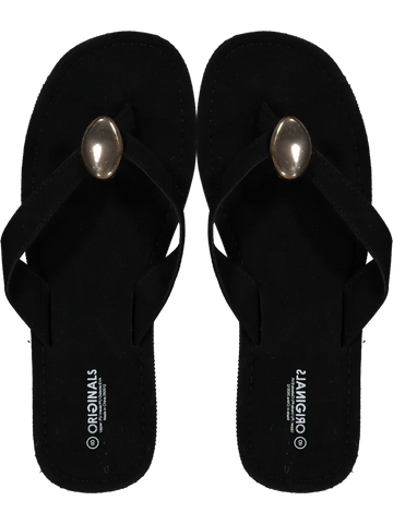 Black Flip Flops