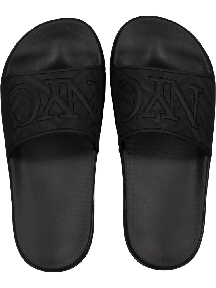 Black Slide Sandals