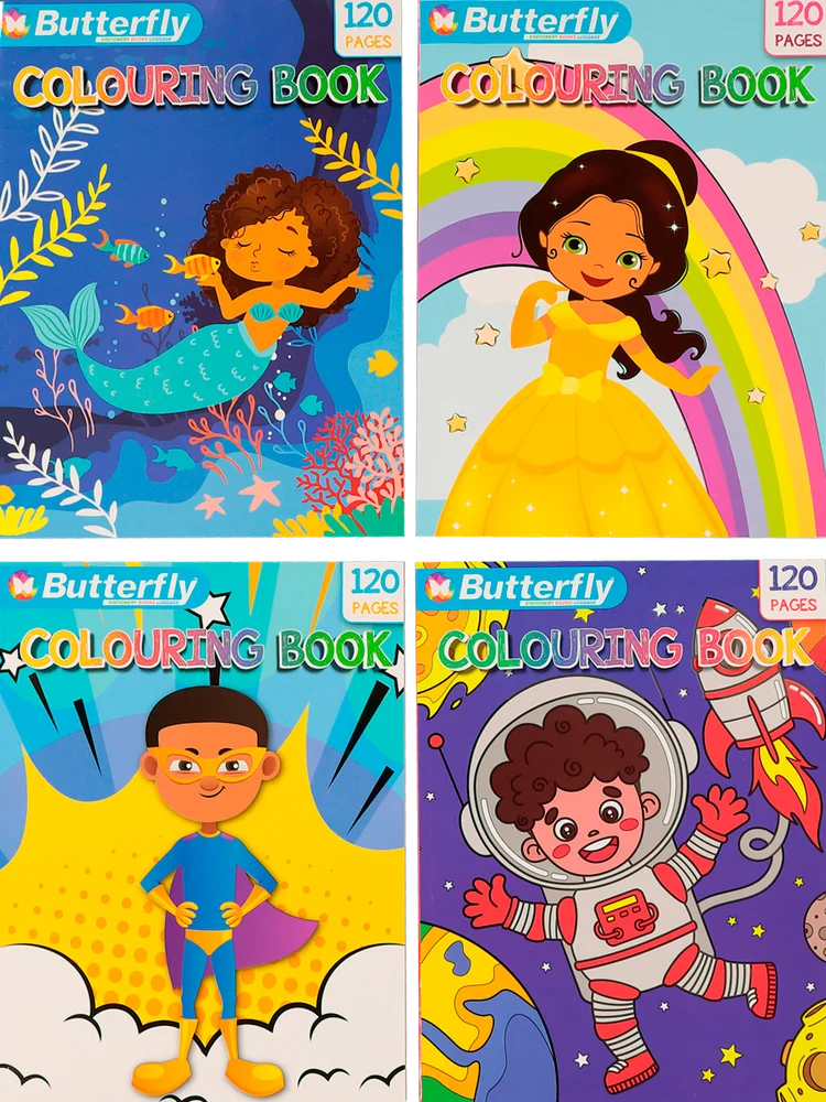 120 Page Colouring Book