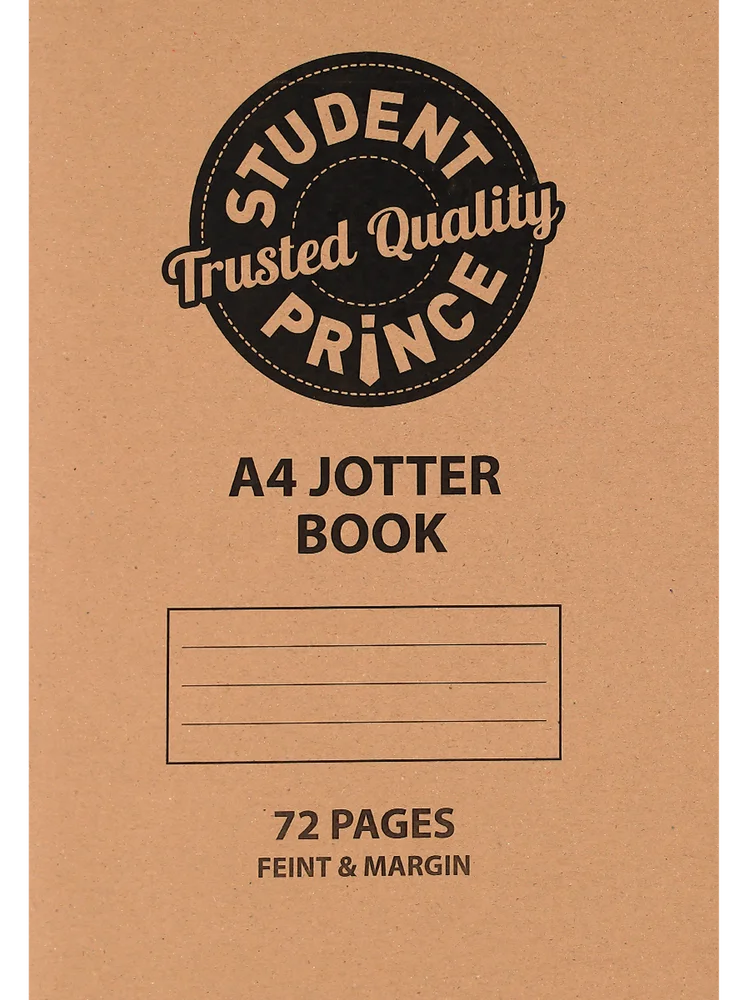 A4 Jotter Book 72 Page