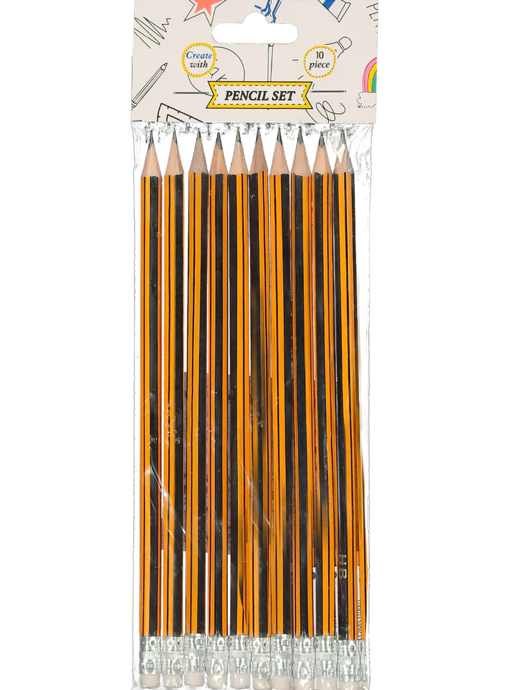 10 Piece Pencils