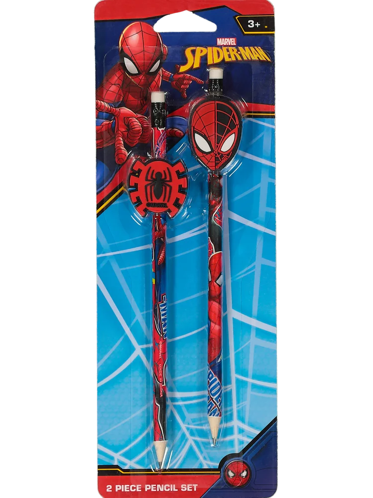 2 Piece Spiderman Pencils