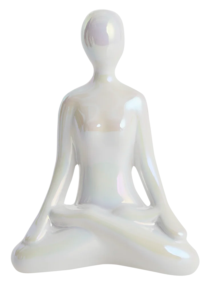 Ceramic Iridescent Yoga Pose 1