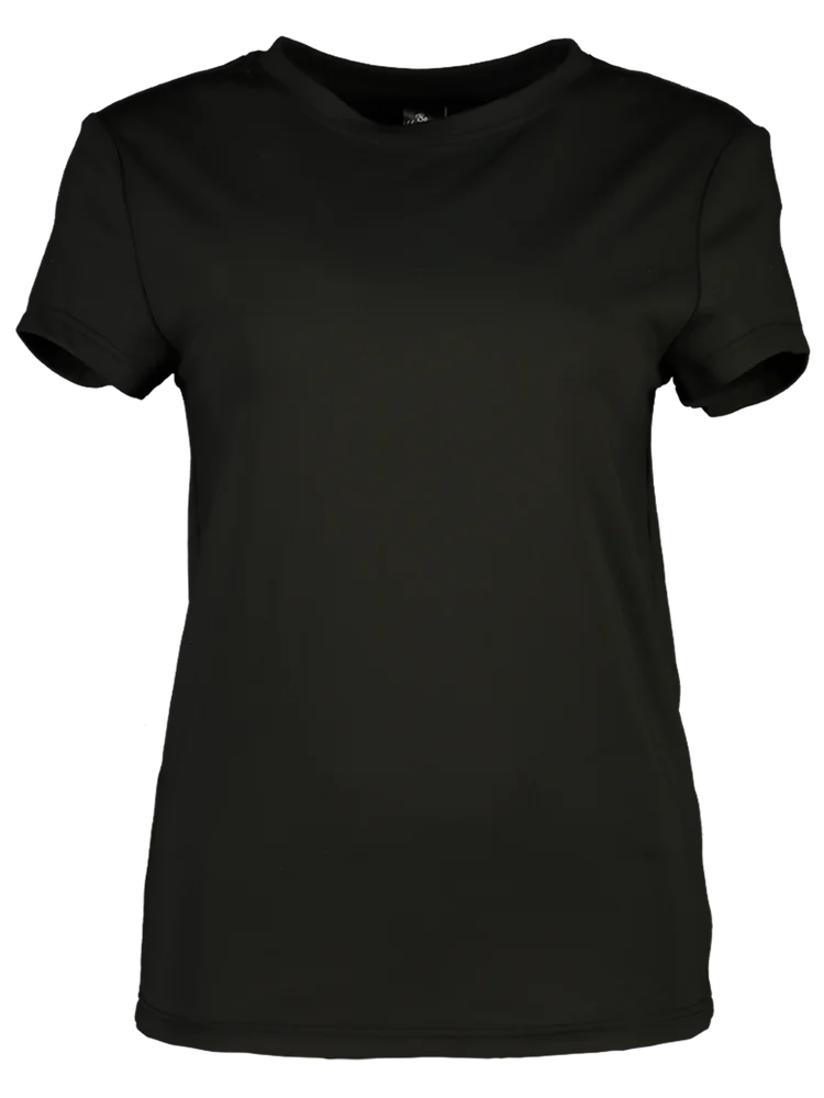Black Short Sleeve Top