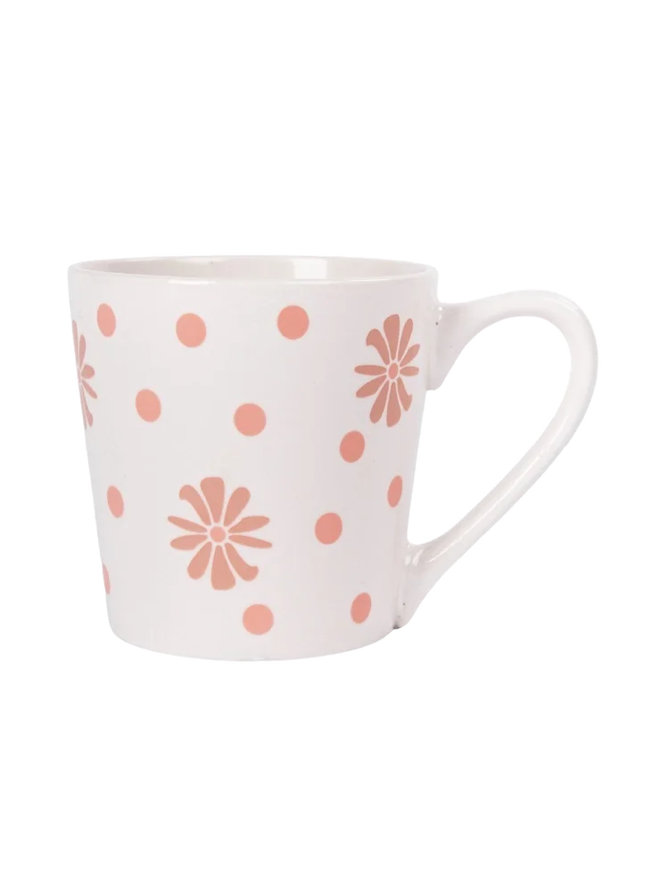 Pink Spot Printed Mug