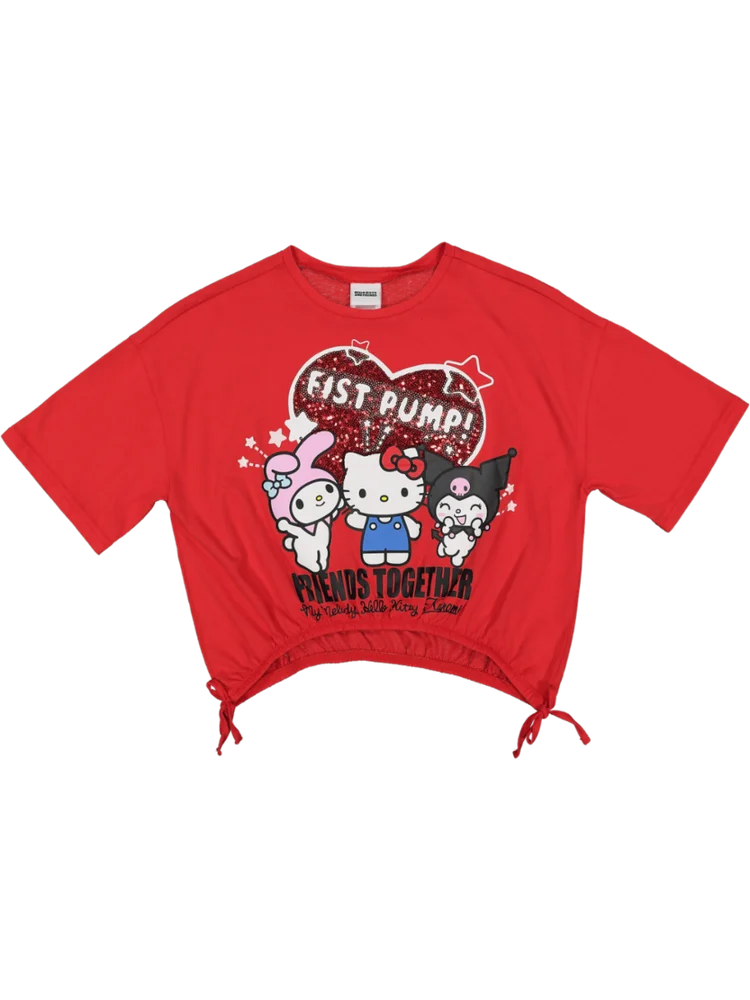 Red Hello Kitty And Friends T-Shirt