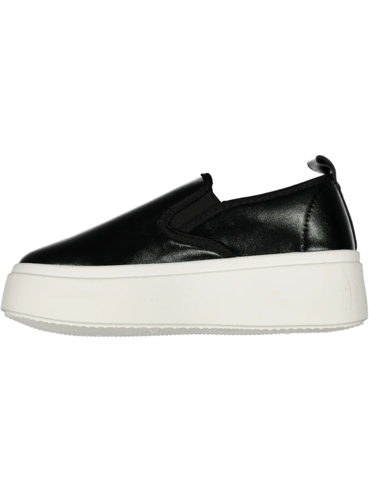 Black Slip On Sneakers