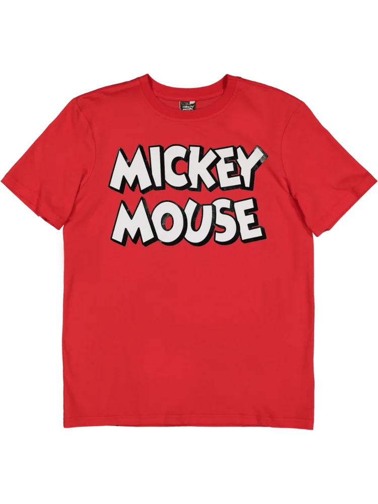 Red Mickey Mouse T-Shirt