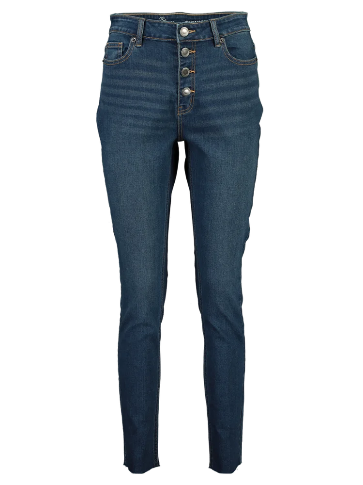 Straight Leg Denim Jeans
