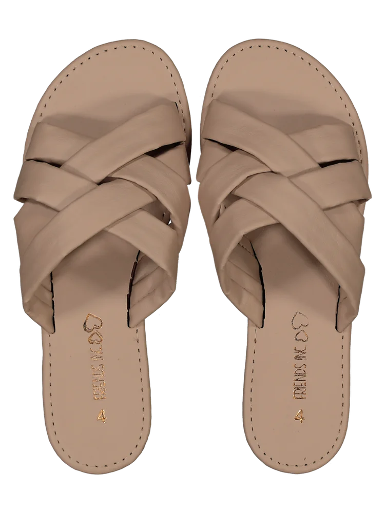 OG STRAPPY MULE WHITE