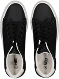 Black And White Lace Up Sneakers (2)