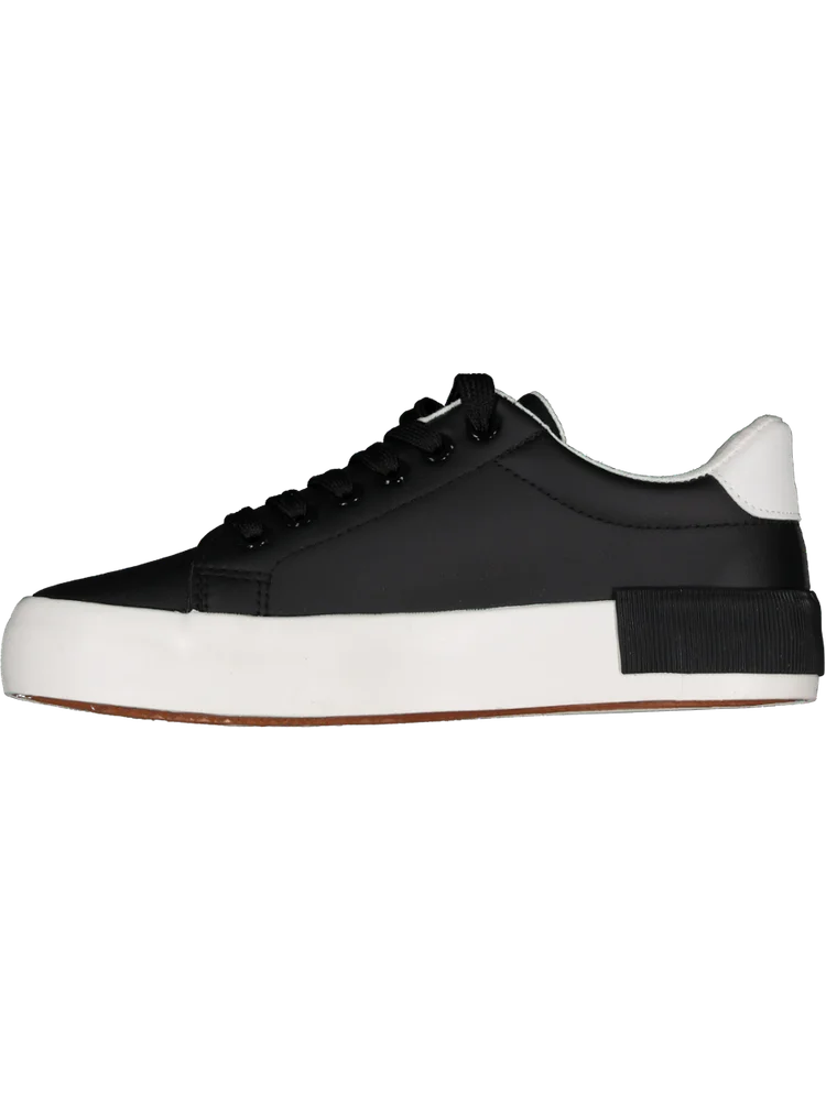 Black And White Lace Up Sneakers (1)