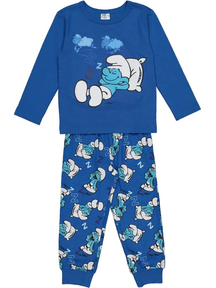 Smurfs Blue Pajama Set