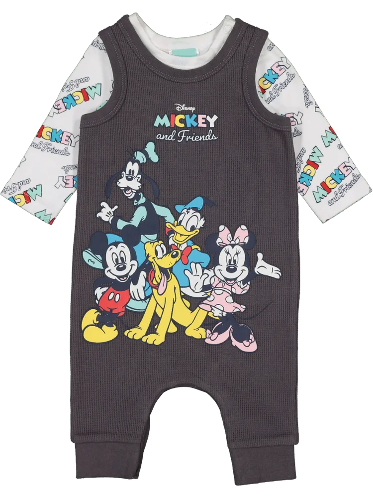 Mickey Mouse And Friends Dungaree Set