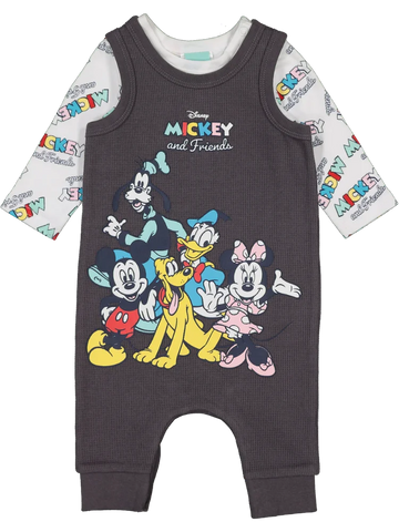Mickey Mouse And Friends Dungaree Set