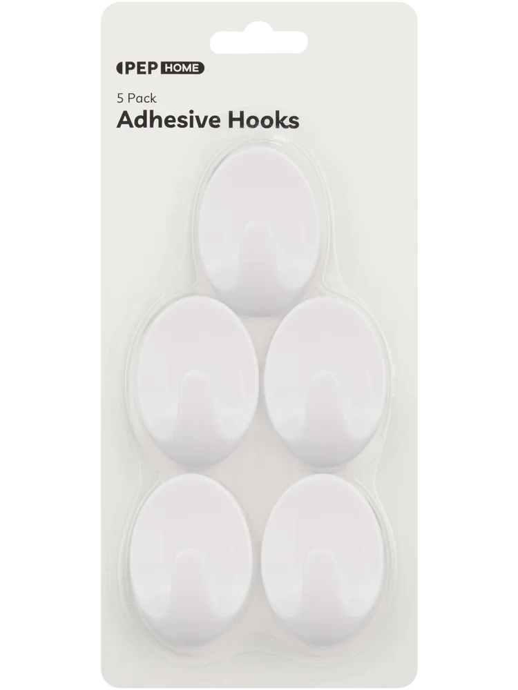 Plastic Adhesive Hooks (2)
