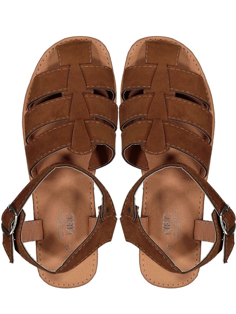 Brown Strappy Sandals