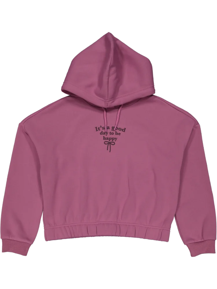 Pep Store Tagline Slogan Print Pink Hoodie – PEP Online