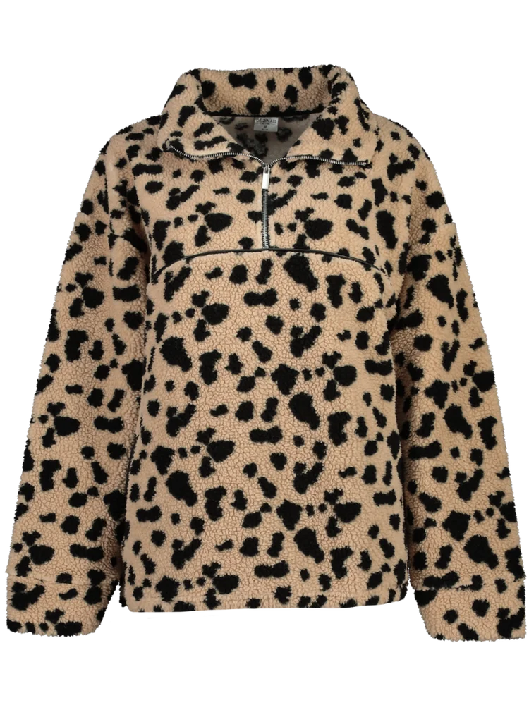 Leopard Print Fleece Top – PEP Online