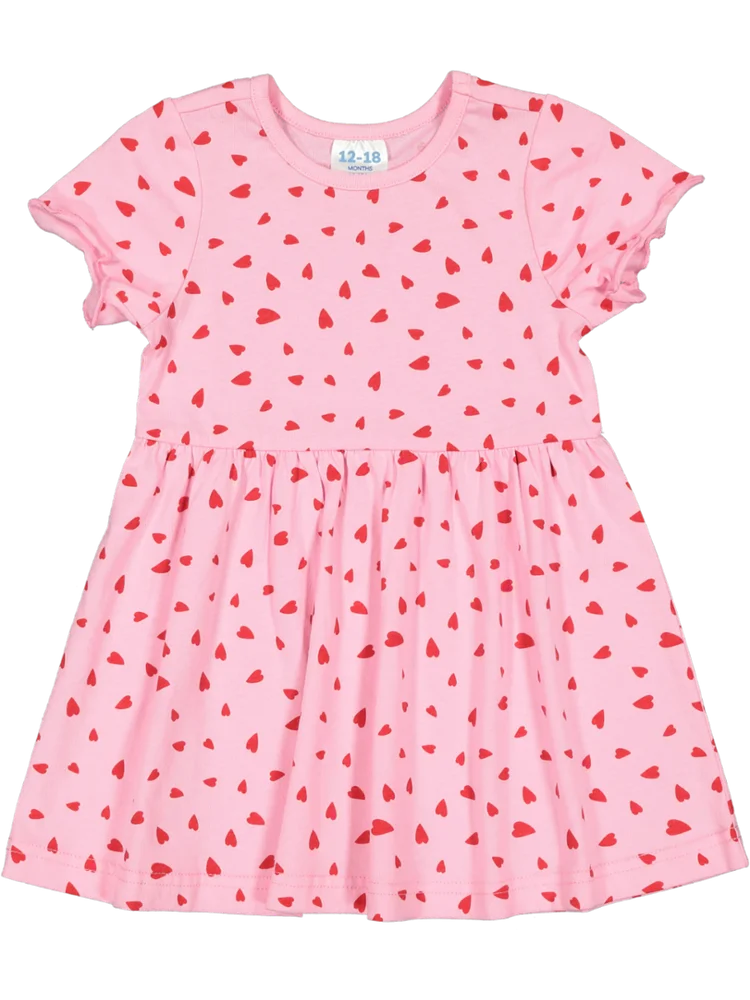 2-Pack Red and Pink Cotton Dresses – PEP Online