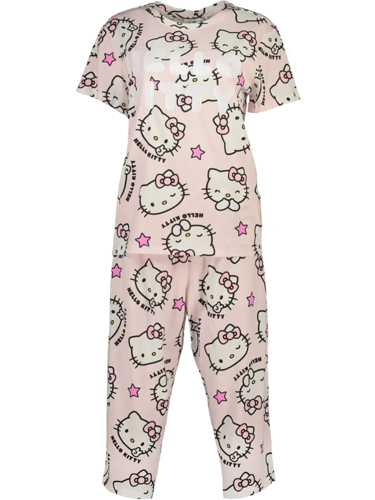 Hello Kitty Pink Summer Pyjama Set