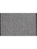 Large Grey And Grey Jacquard Rug