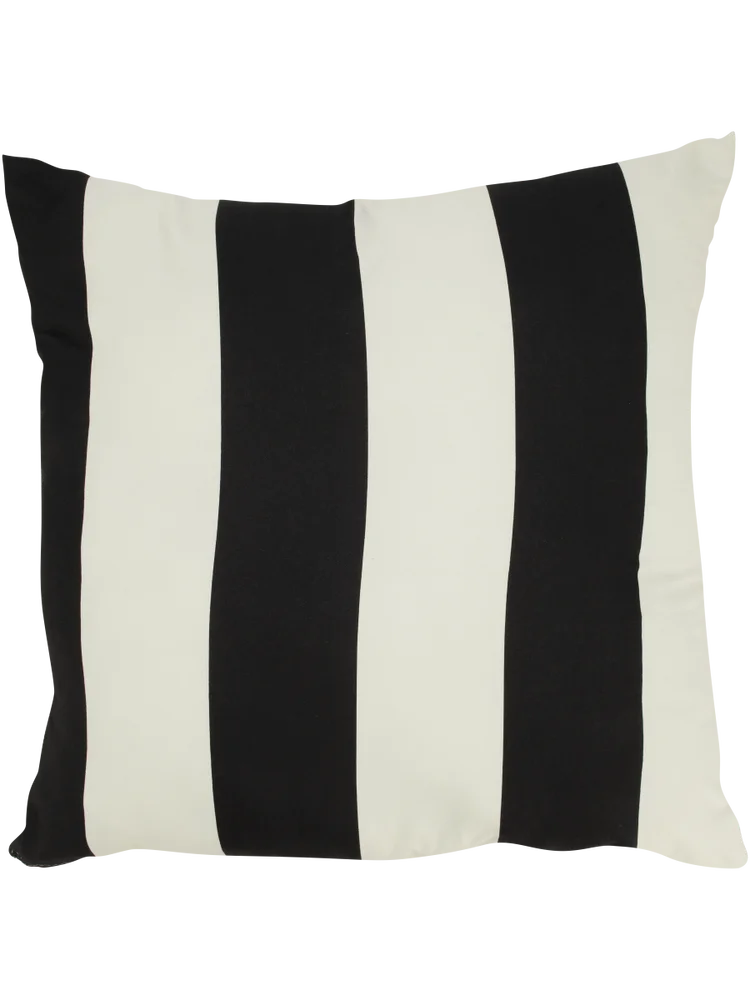 Geo Black Stripe Scatter Cushion 45x45cm