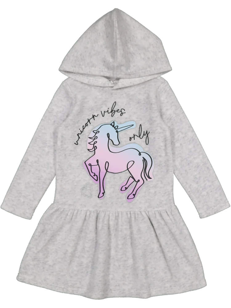 Hooded Unicorn Graphic Dress