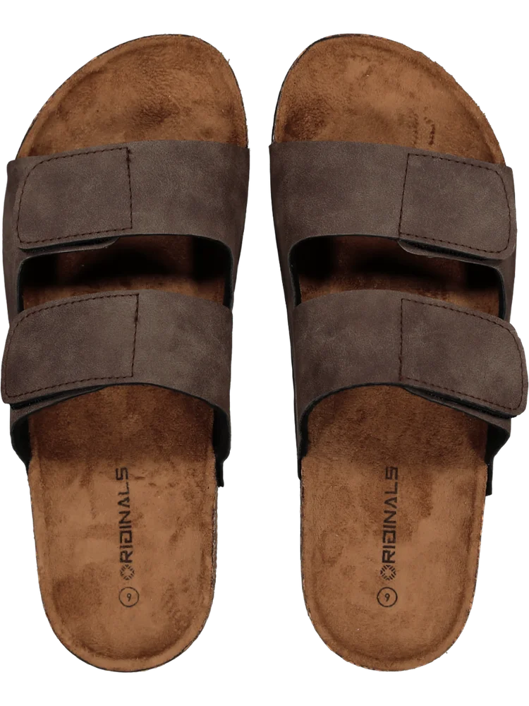 Faux Suede Strap Sandals